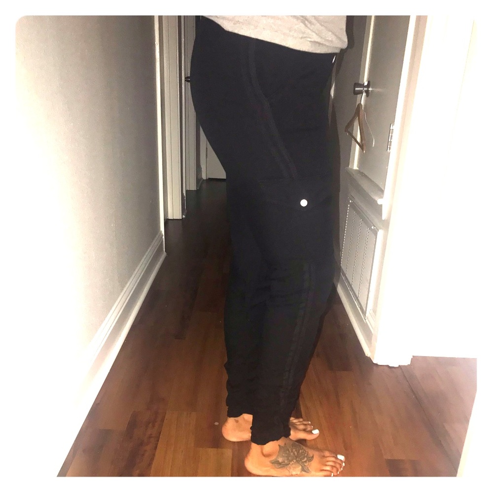 Black cargo pants